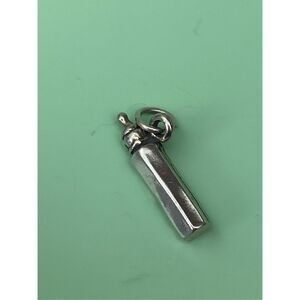 .925 Baby Bottle Sterling Silver Jewelry Charm #family